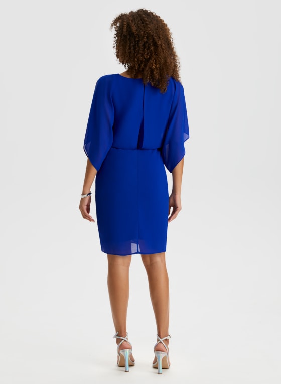 Tie Waist Chiffon Dress