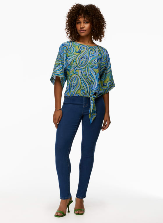 Paisley Print Top