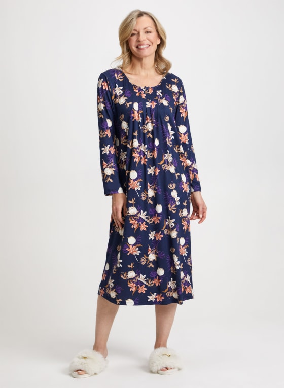 Floral Print Nightgown