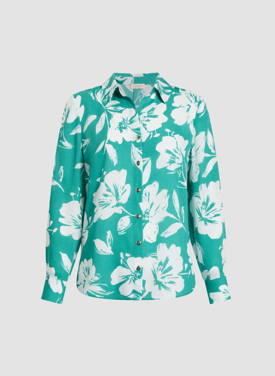 Floral Print Long Sleeve Shirt