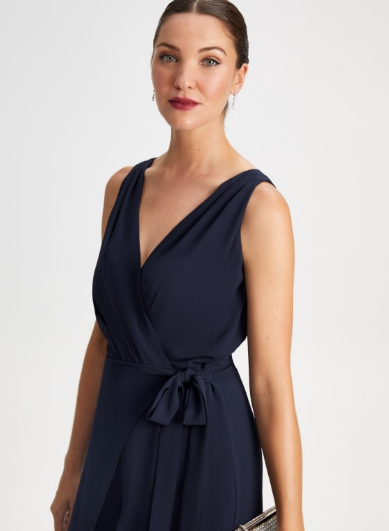 Crossover Detail Jumpsuit