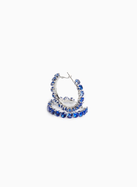 Crystal Hoop Earrings