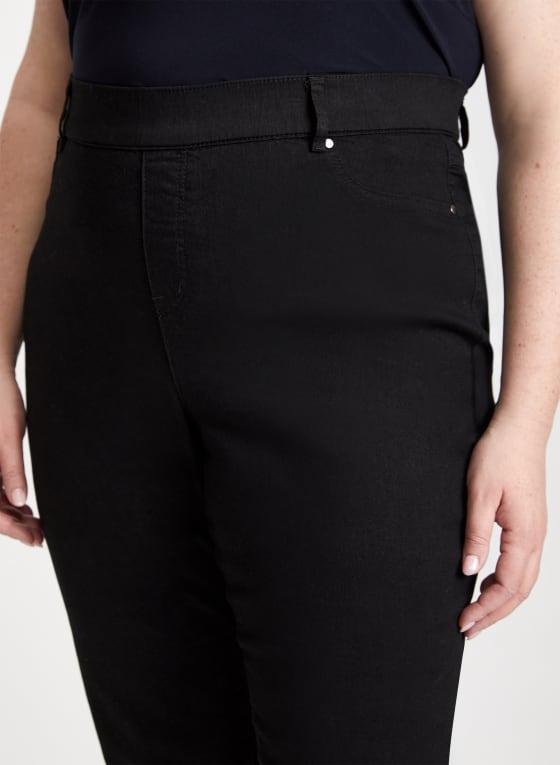 Slim Leg Pull-On Jeans