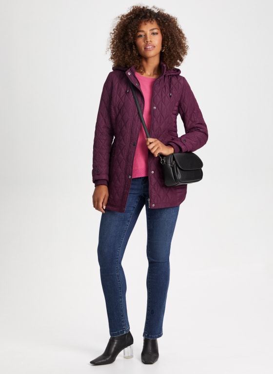 Vegan Down Quilted Coat