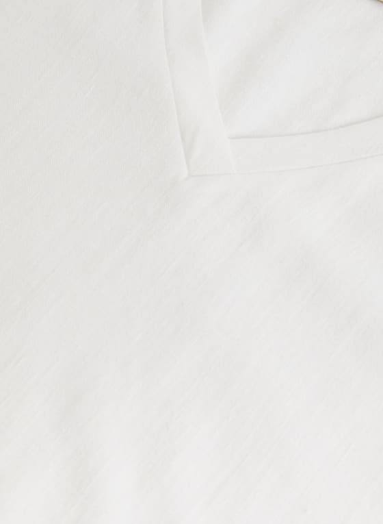 Crochet Trim Short Sleeve Blouse