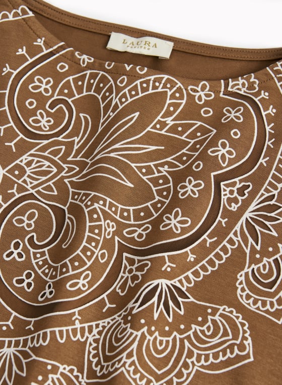 Paisley Detail Tee