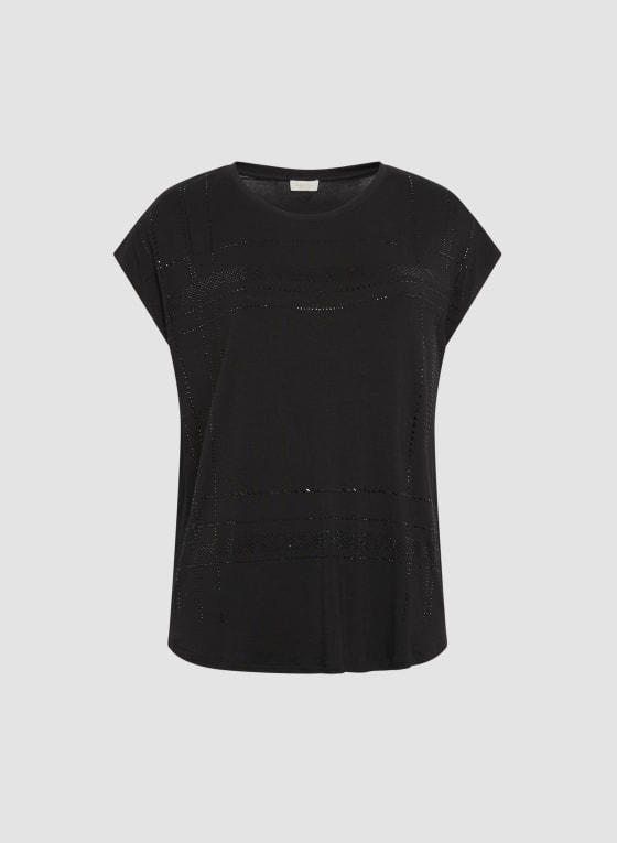 Rhinestone Detail Tee