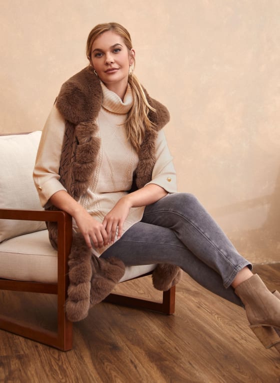 Turtleneck Tunic Sweater