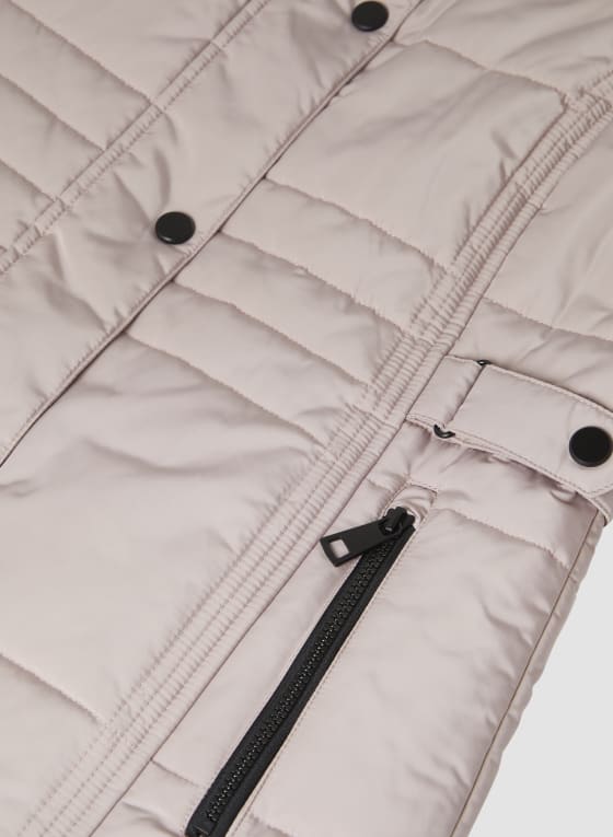 Quilted Vegan Down Coat