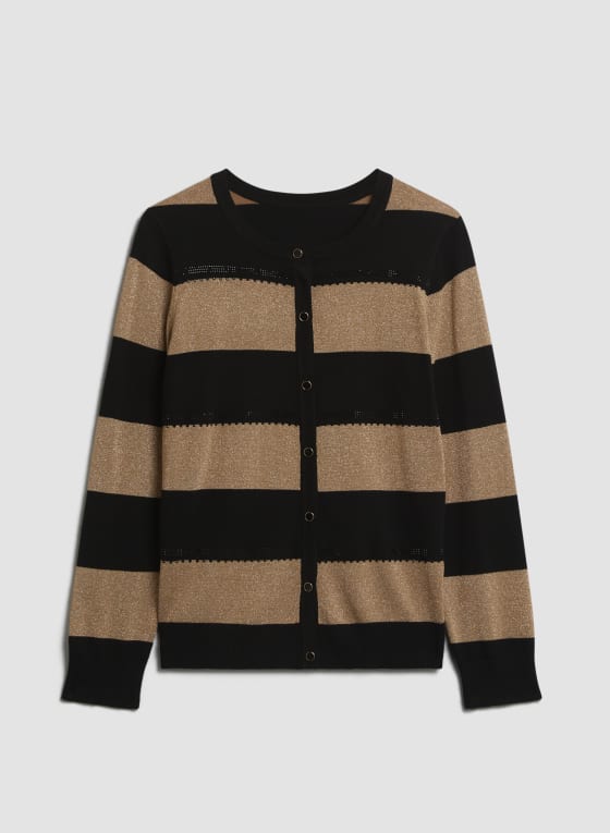 Stripe Print Cardigan