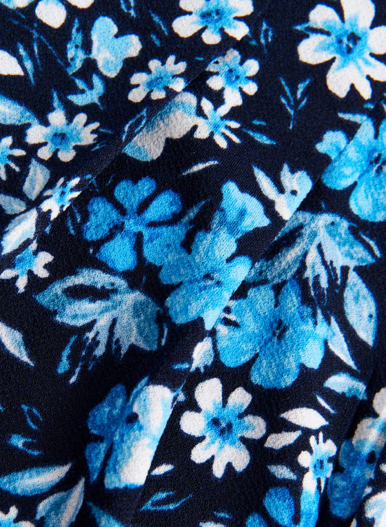 Floral Print Fit & Flare Dress