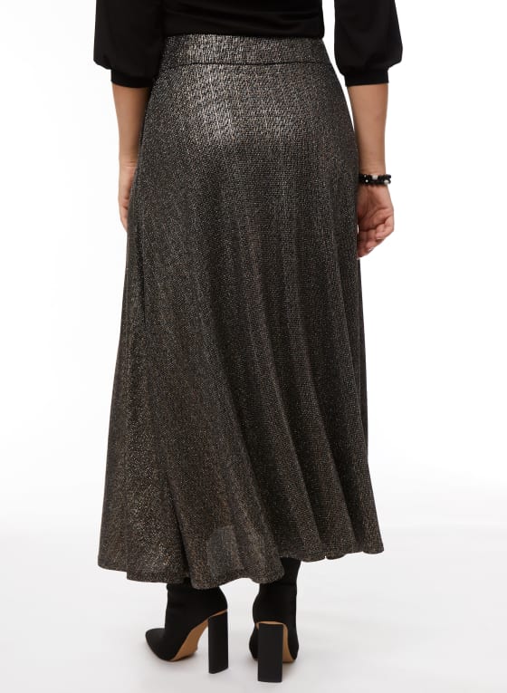 Glitter Pull-On Maxi Skirt