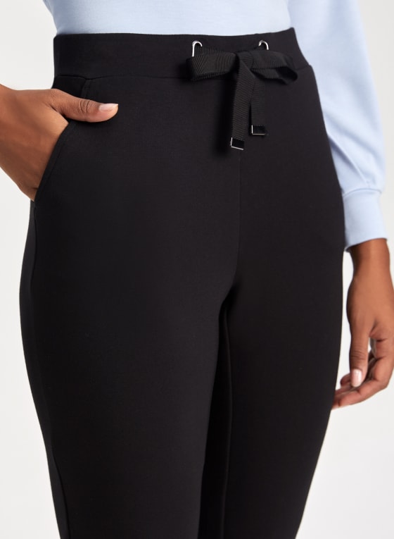 Drawstring Waist Pull-On Pants