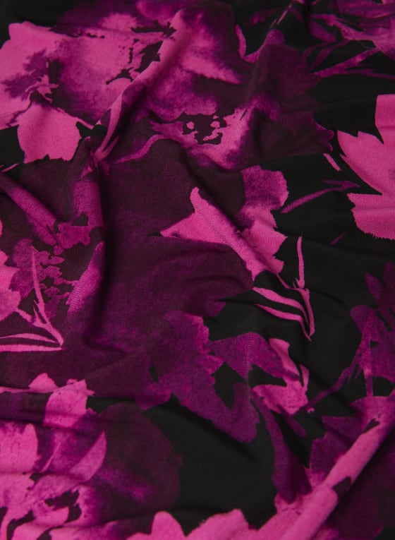 Short Sleeve Floral Print Top