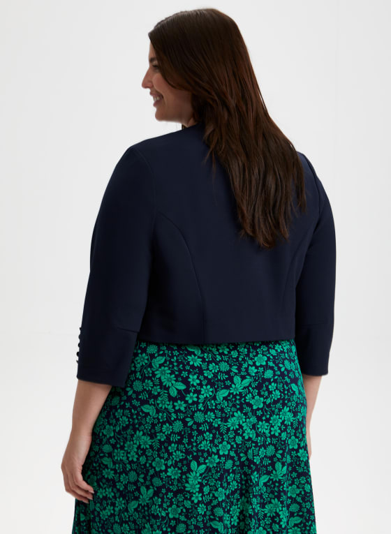 3/4 Button Sleeve Bolero