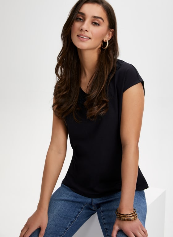 Lace Trim Tee