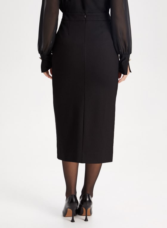 Chain Detail Pencil Skirt