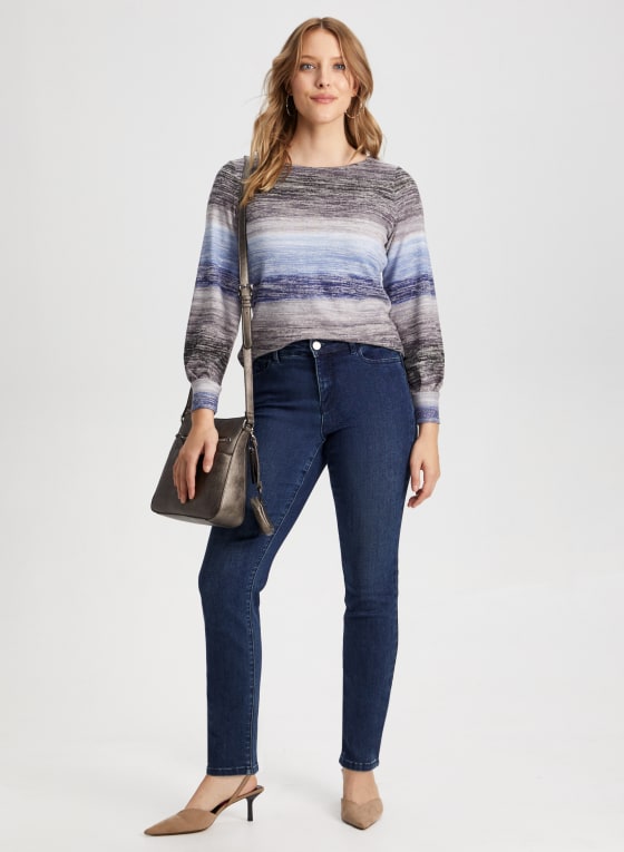 Stripe Print Top