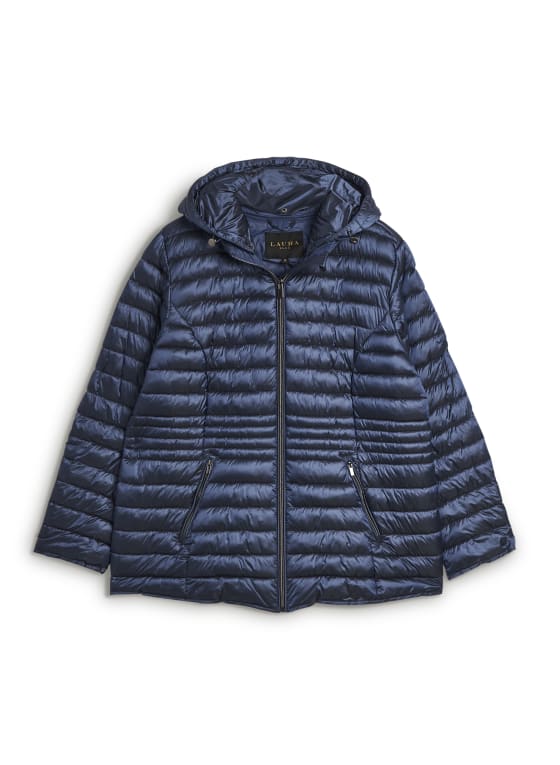 Packable Vegan Down Quilted Coat