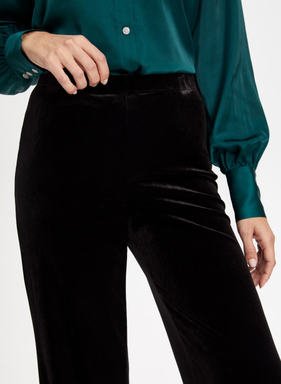 Velour Pull-On Pants