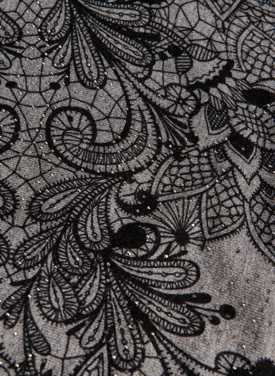 Paisley Print Sweater