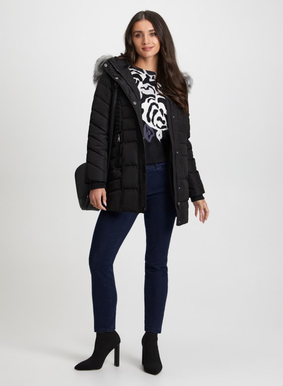 Vegan Down Quilted Coat