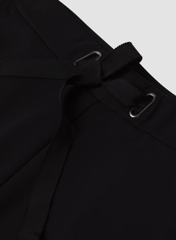 Drawstring Waist Pull-On Pants