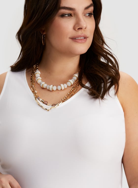 Sleeveless V-Neck Top