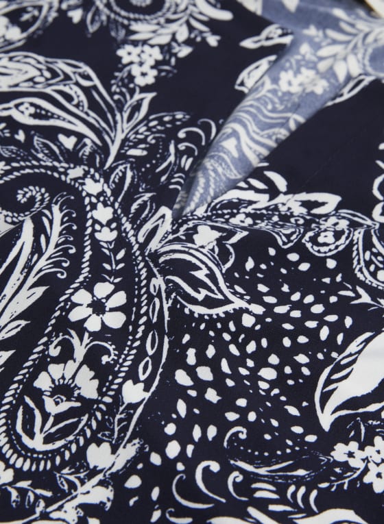 Paisley Print Sleeveless Top