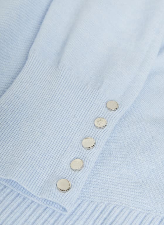 Stitch Detail Open Front Cardigan