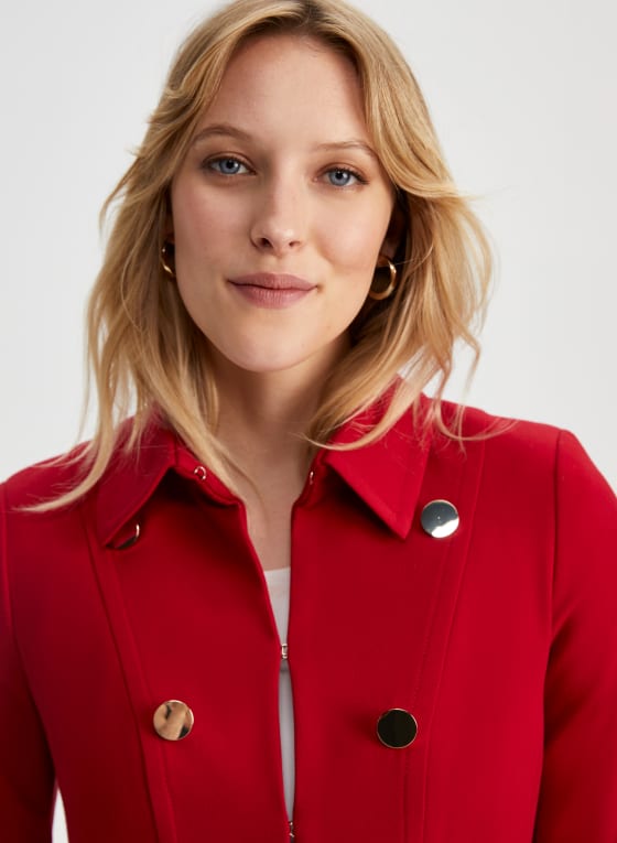 Button Detail Jacket