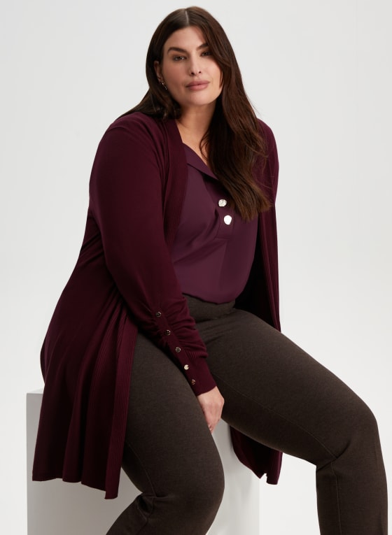 Button Detail Cardigan