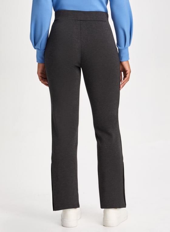 Button Detail Pull-On Pants