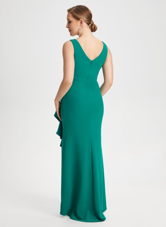 Cascading Ruffle Dress