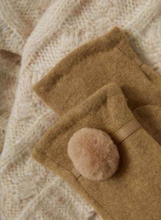 Pom Pom Detail Gloves