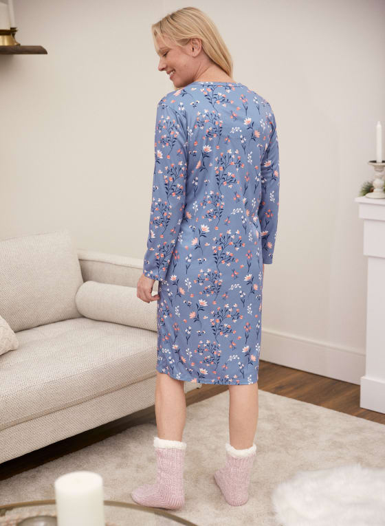 Floral Print Nightgown