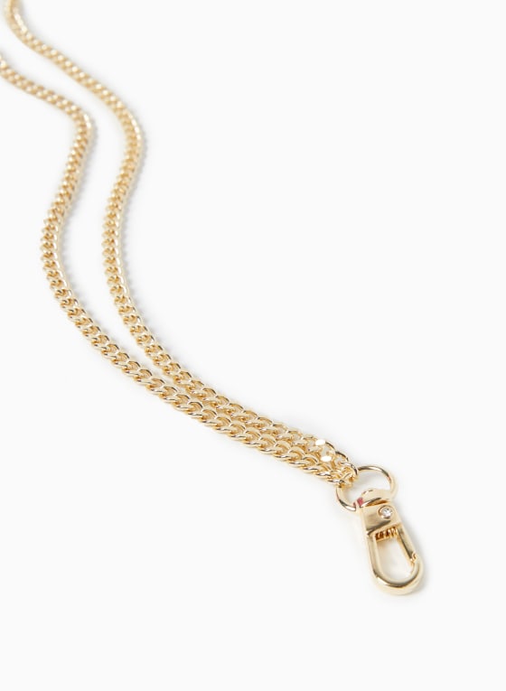 Bead Detail Chain Link Necklace