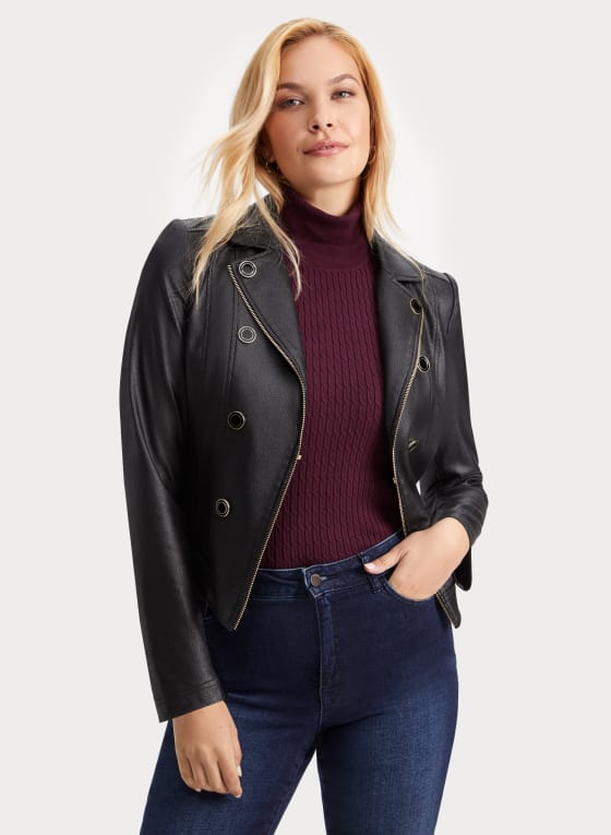 Faux Suede Jacket