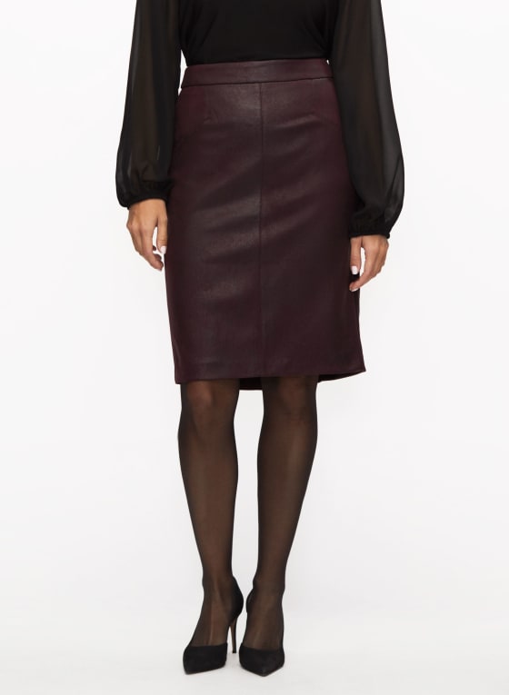 Distressed Two Tone Skirt
