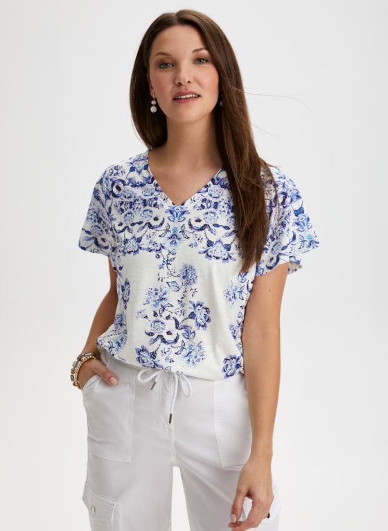 Floral Print Tee
