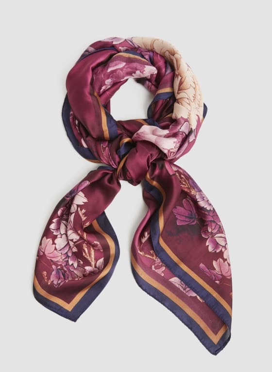 Floral Print Scarf