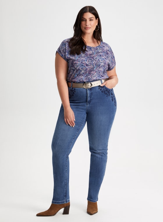 Paisley Print Tee