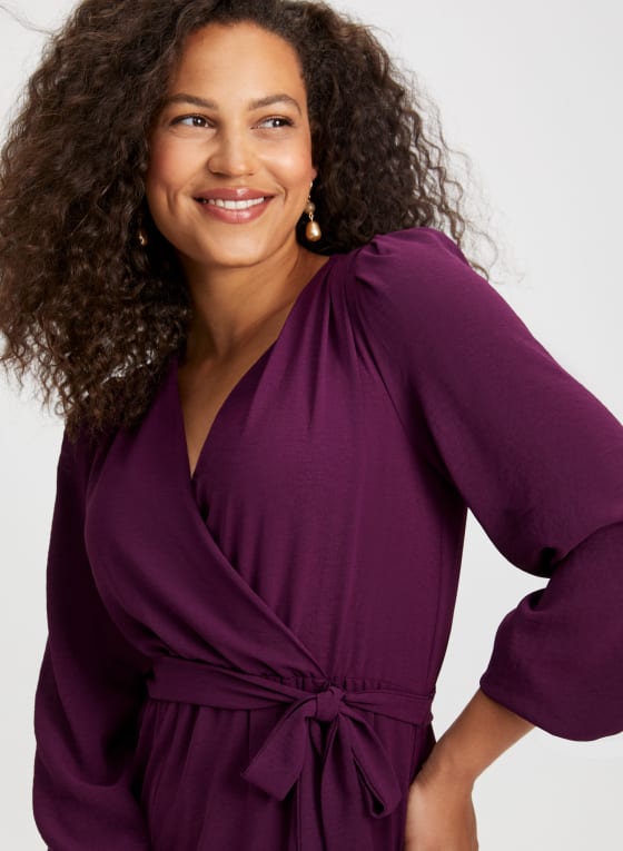 Wrap Style Maxi Dress