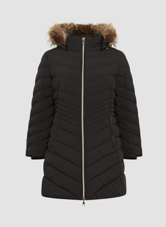Stretch Vegan Down Coat