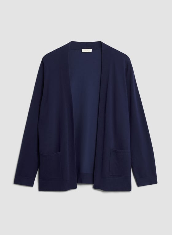 Open Front Knit Cardigan