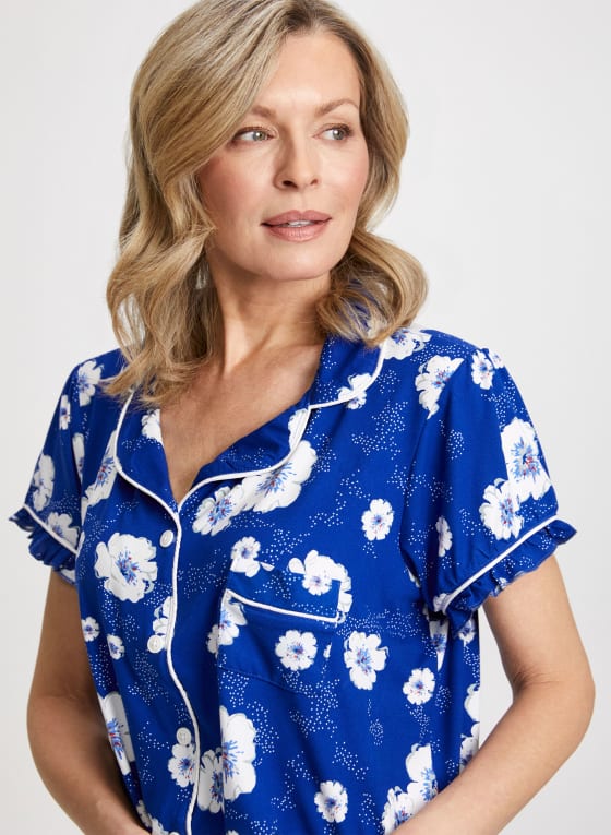 Floral Print Pyjama Set