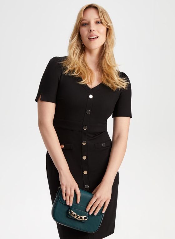 Button Front Dress