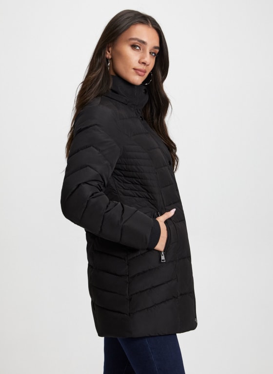 Vegan Down Quilted Coat
