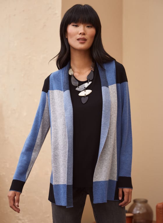 Colour Block Cardigan