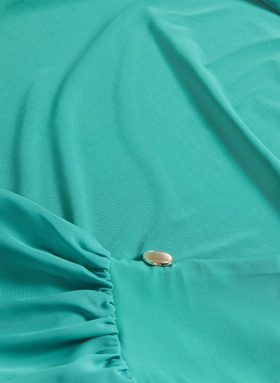 Button Cuff Long Sleeve Top